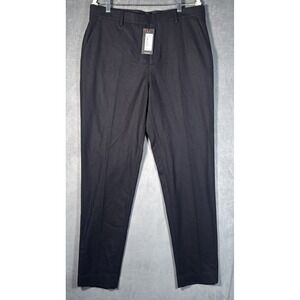 TED BAKER Mens Slim Fit‎ Badsey Virgin Wool Blend Trousers Navy Blue 34 Long NWT